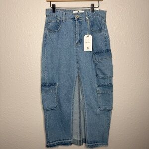 NWT‎ Flying Angel Cargo Front Slit design Skirt 11/30
